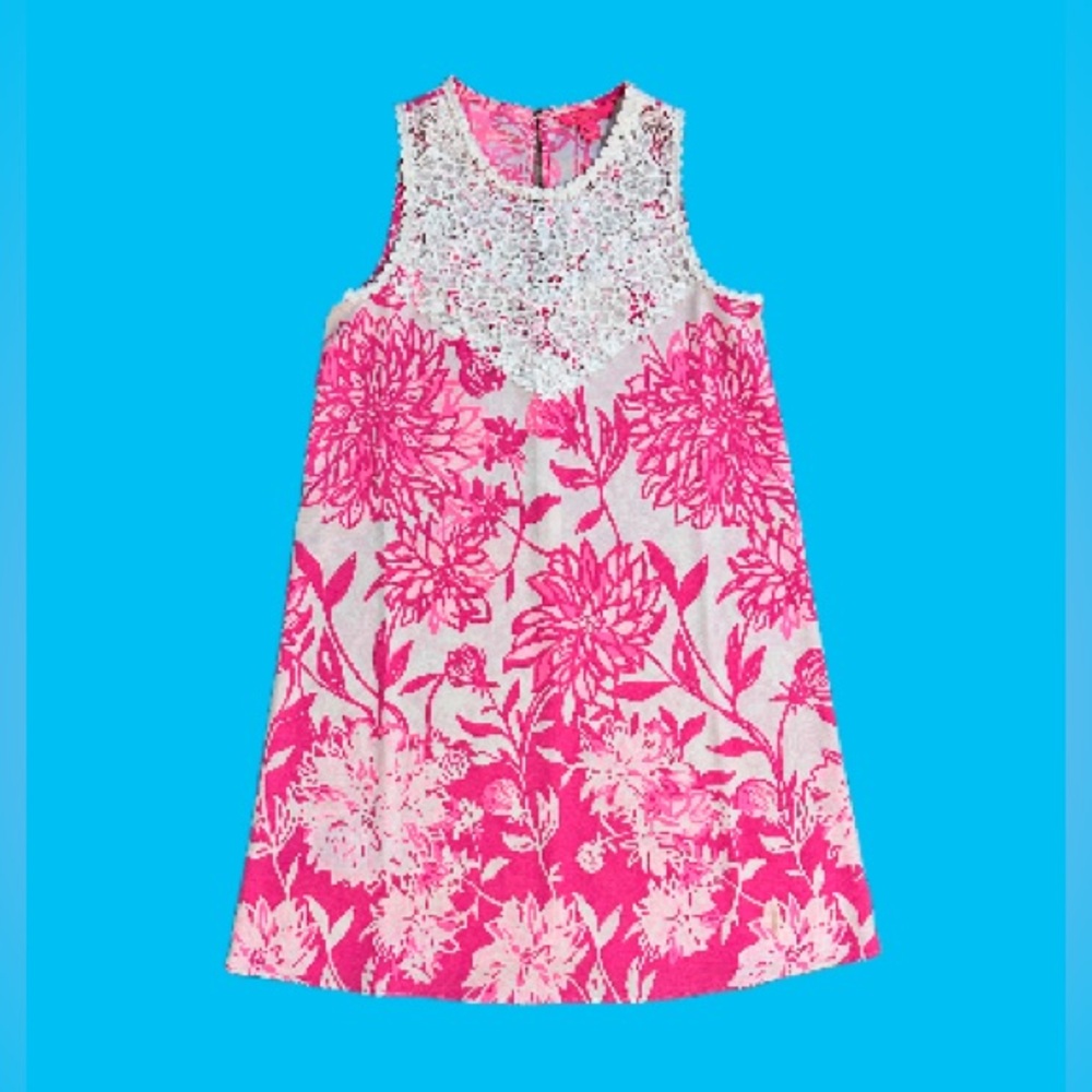 Lilly Pulitzer 2 size pink white